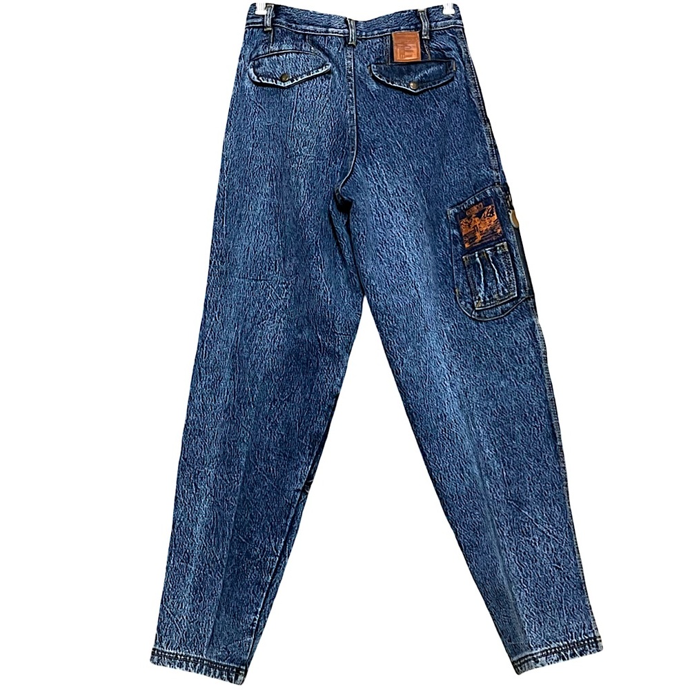 Gabicci Vtg Women’s Jeans High Waist Multi Pocket 28 Streetwear 70’s Musicians